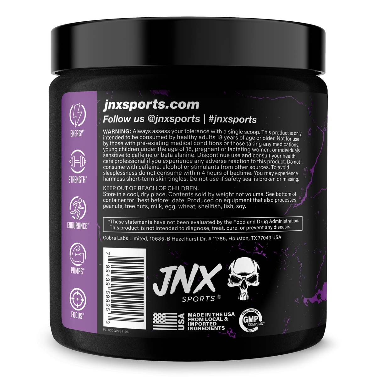 Pre-Workout Energy Supplement Powder