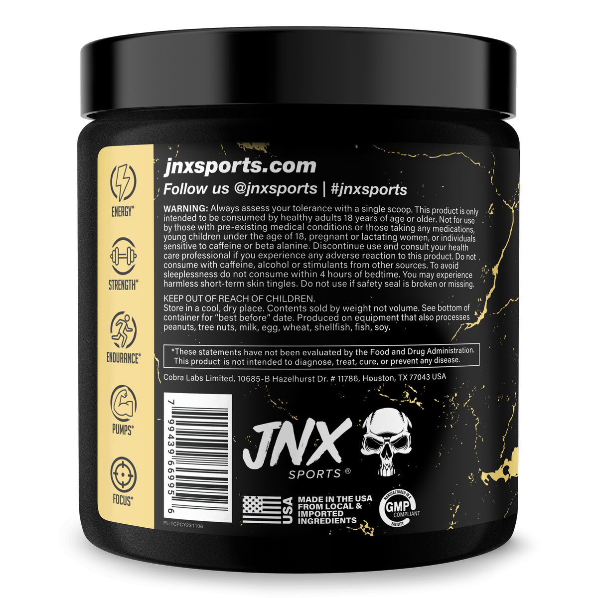 Pre-Workout Energy Supplement Powder