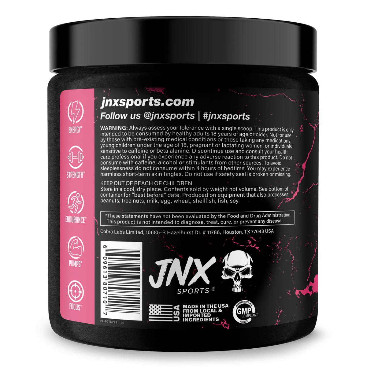 Pre-Workout Energy Supplement Powder