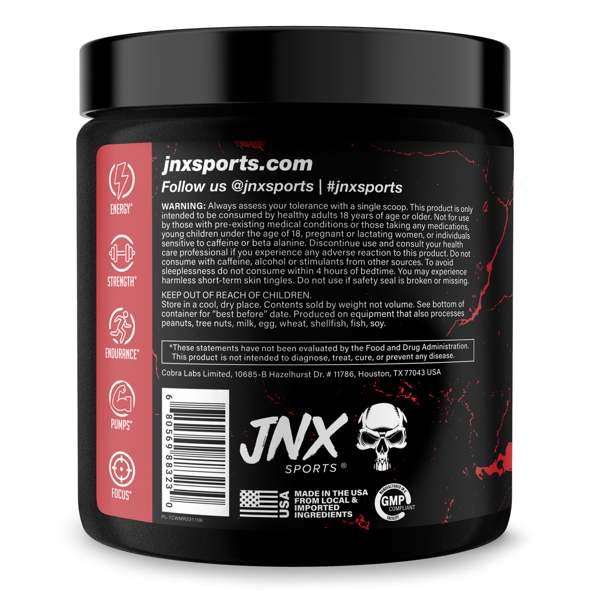 Pre-Workout Energy Supplement Powder