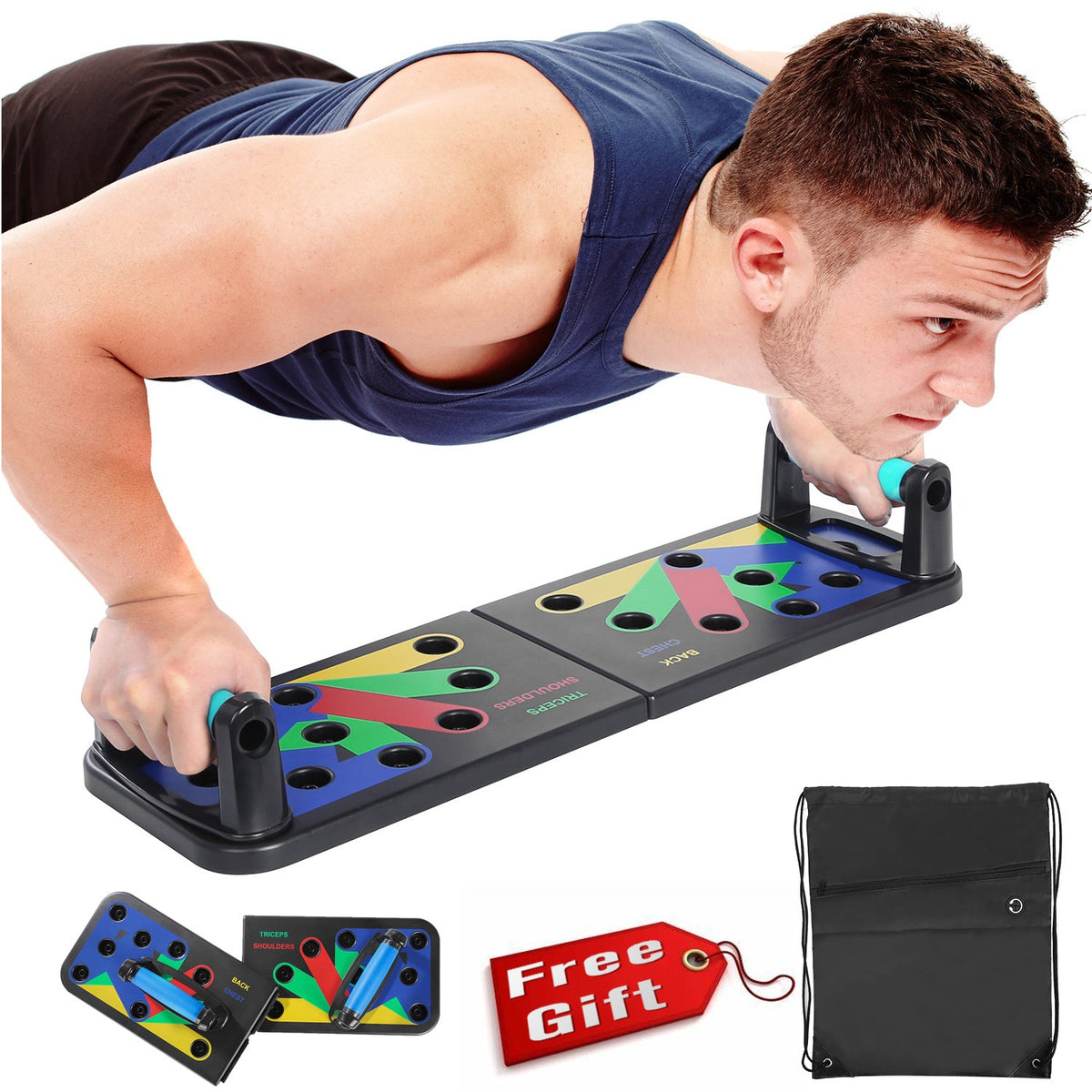 Foldable Multifunction Push-Up Board Fitness Equipment