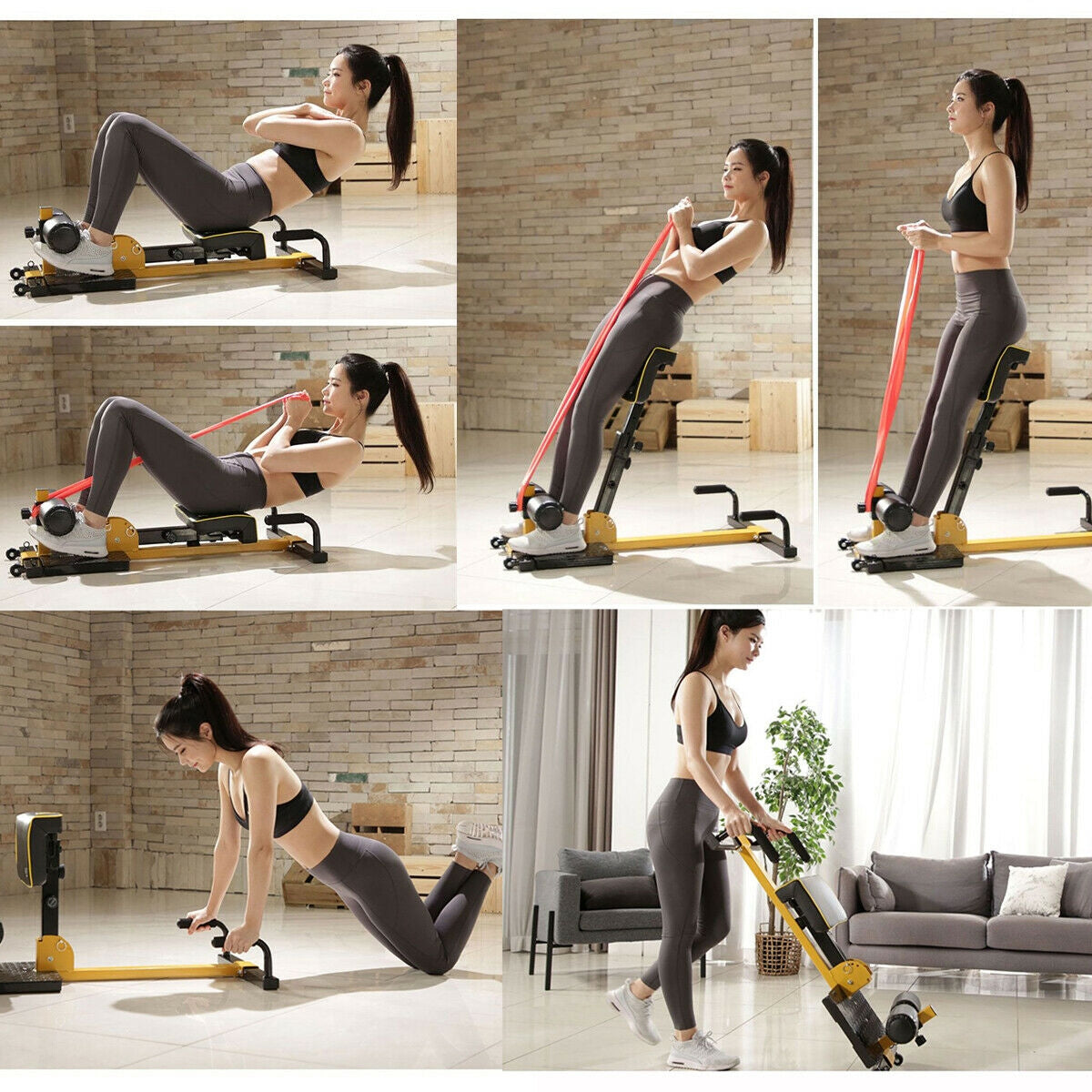 8-in-1 Multifunctional Home Gym Squat Equipment