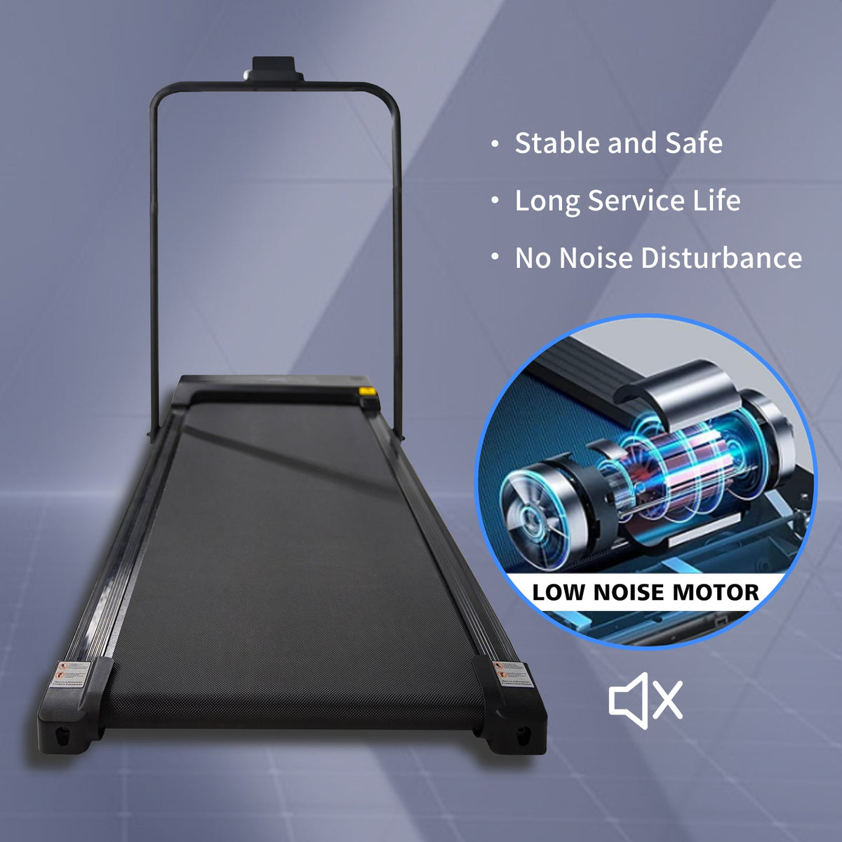 2-in-1 Folding Under Desk Walking Treadmill
