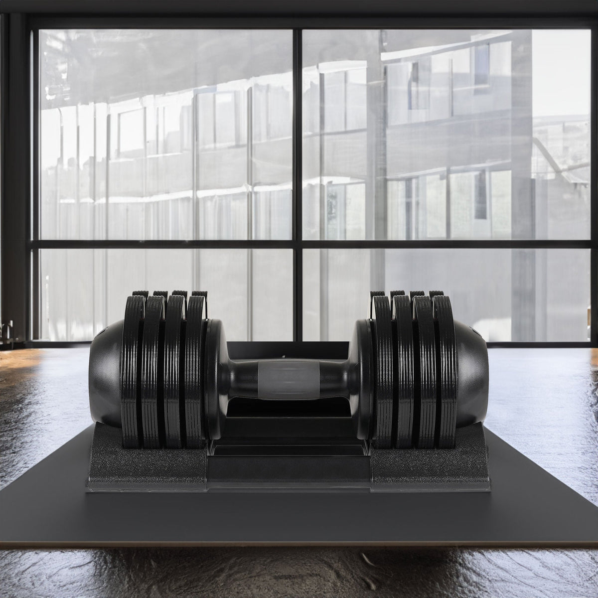 52LB Adjustable Steel Plastic Dumbbell Weight