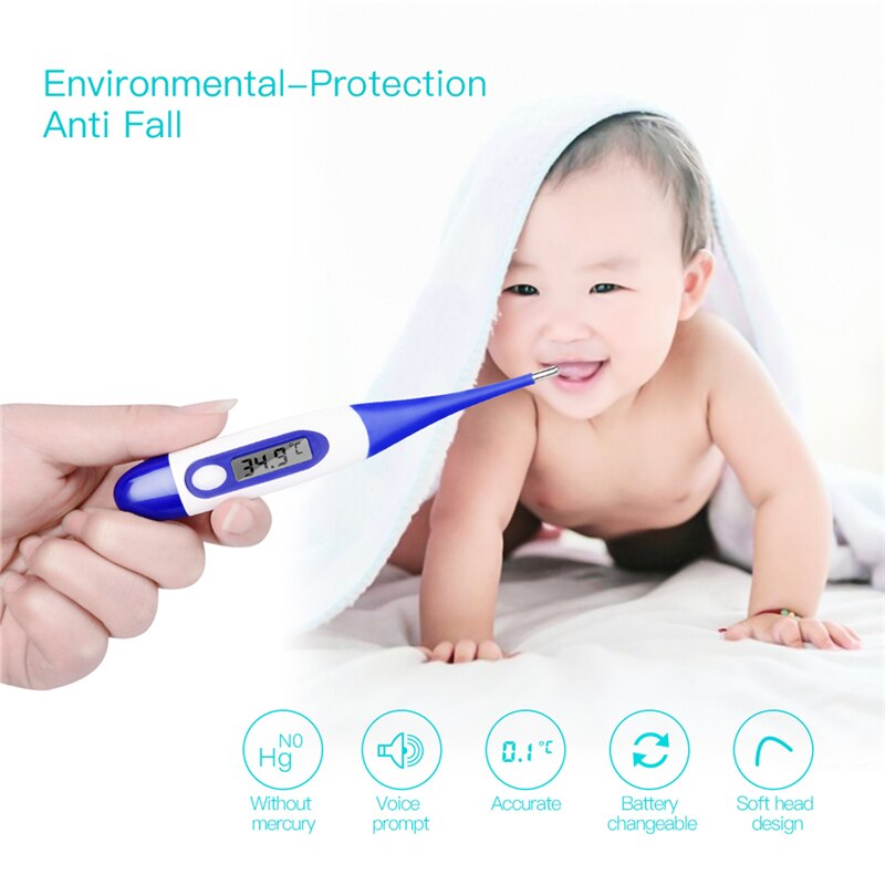Digital Baby Adult Soft Tip Thermometer