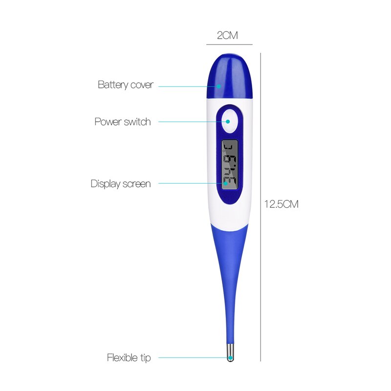 Digital Baby Adult Soft Tip Thermometer