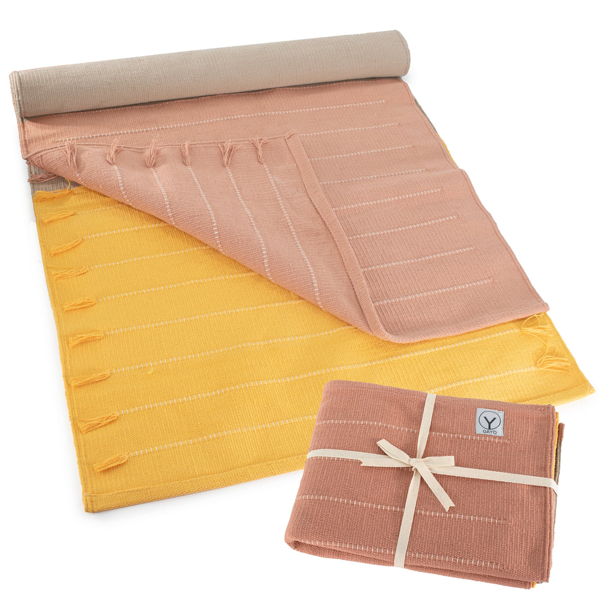 Organic Eco-Friendly Cotton Yoga Exercise Mat
