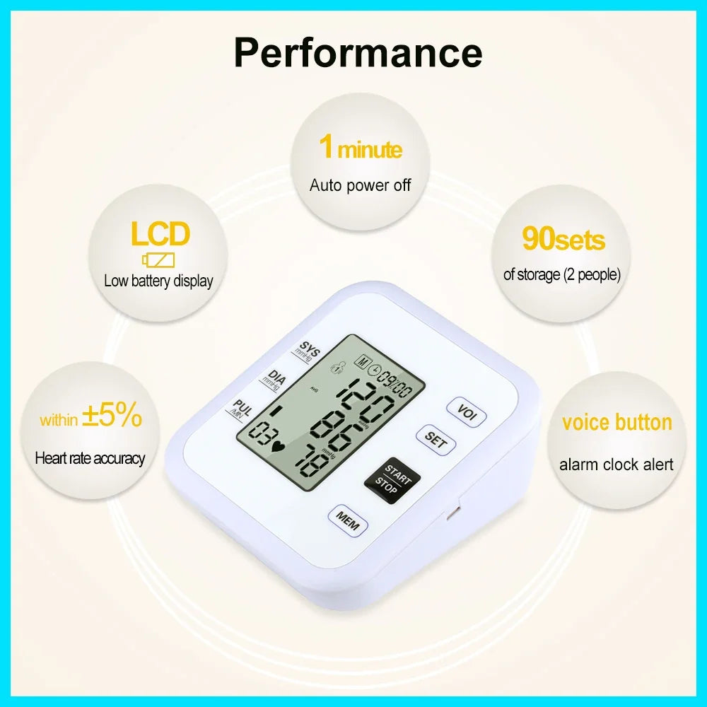 Digital Upper Arm Blood Pressure Monitor