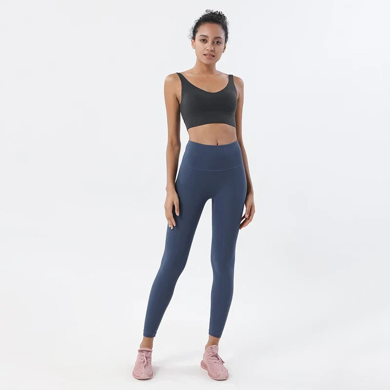 Women's Yoga Leggings Crop Top Set