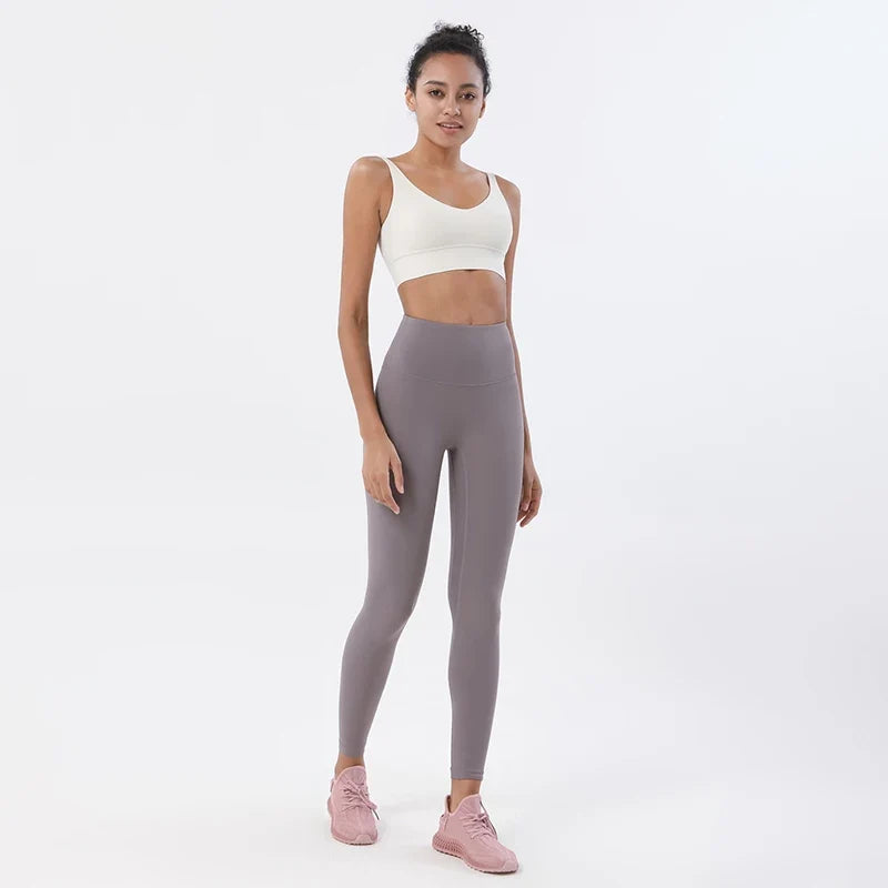 Women's Yoga Leggings Crop Top Set