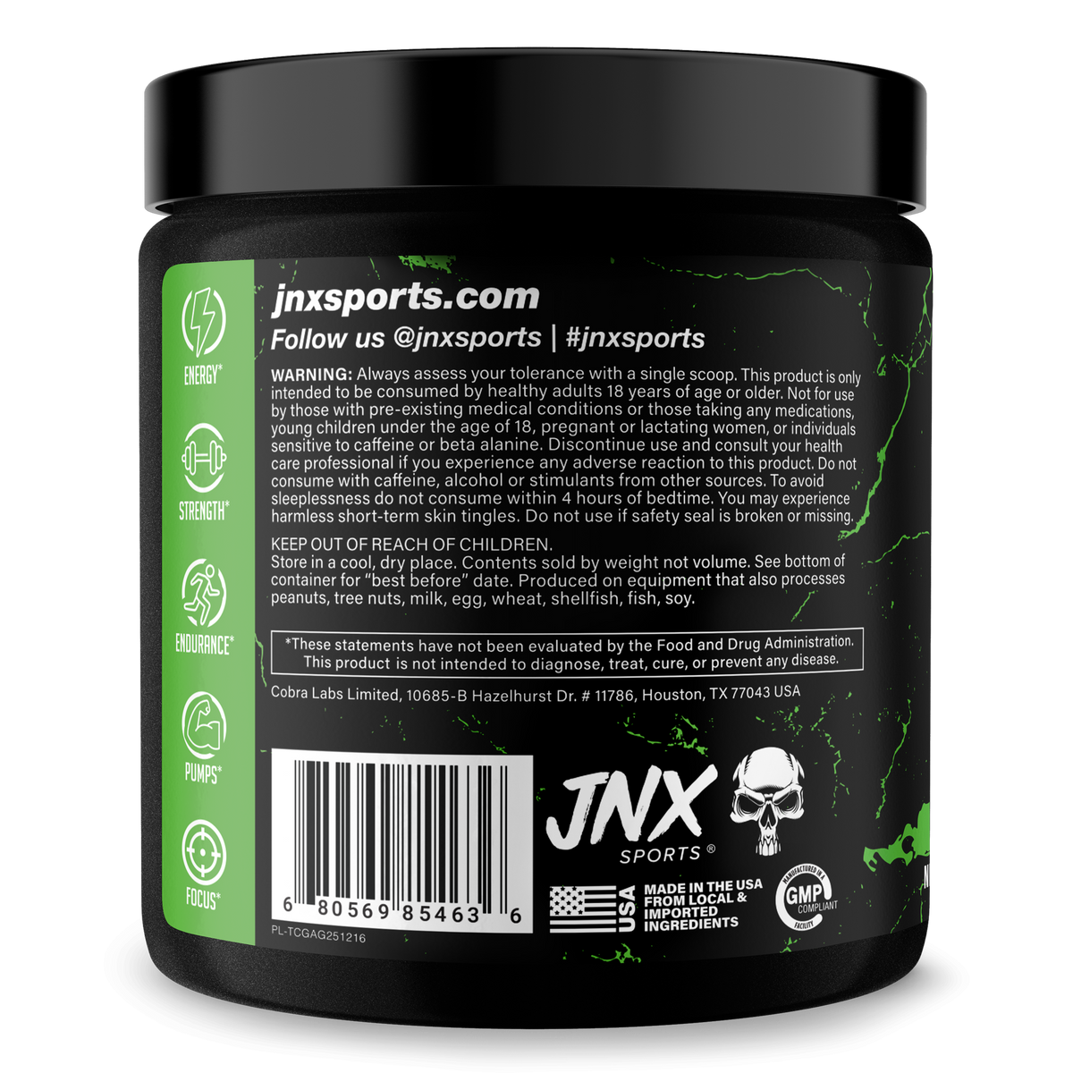 Pre-Workout Energy Supplement Powder