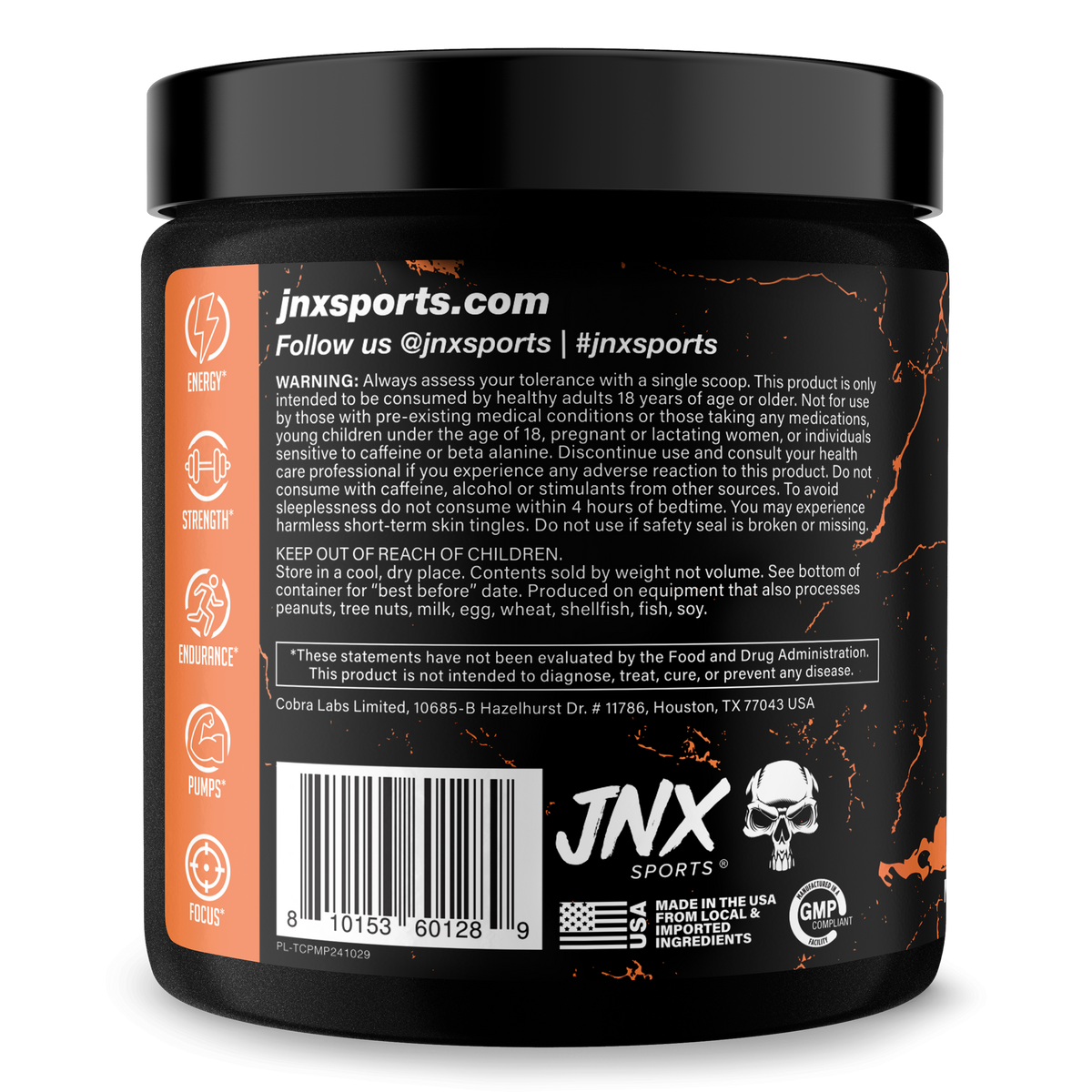 Pre-Workout Energy Supplement Powder