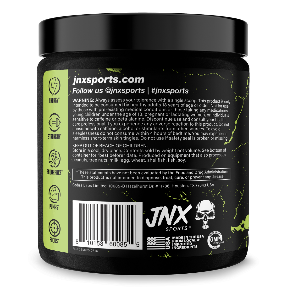 Pre-Workout Energy Supplement Powder
