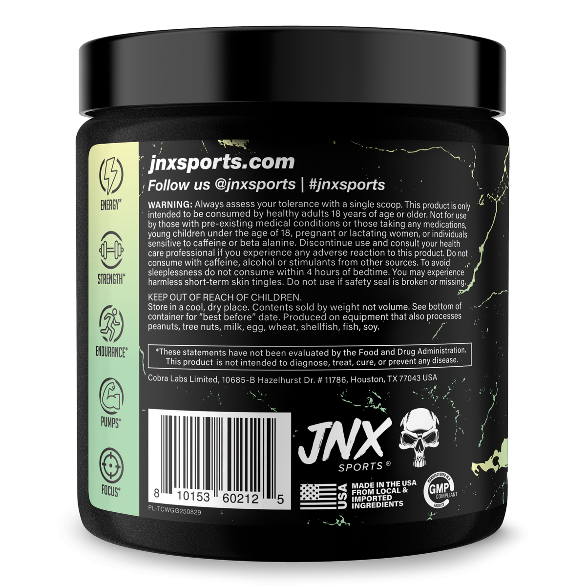 Pre-Workout Energy Supplement Powder