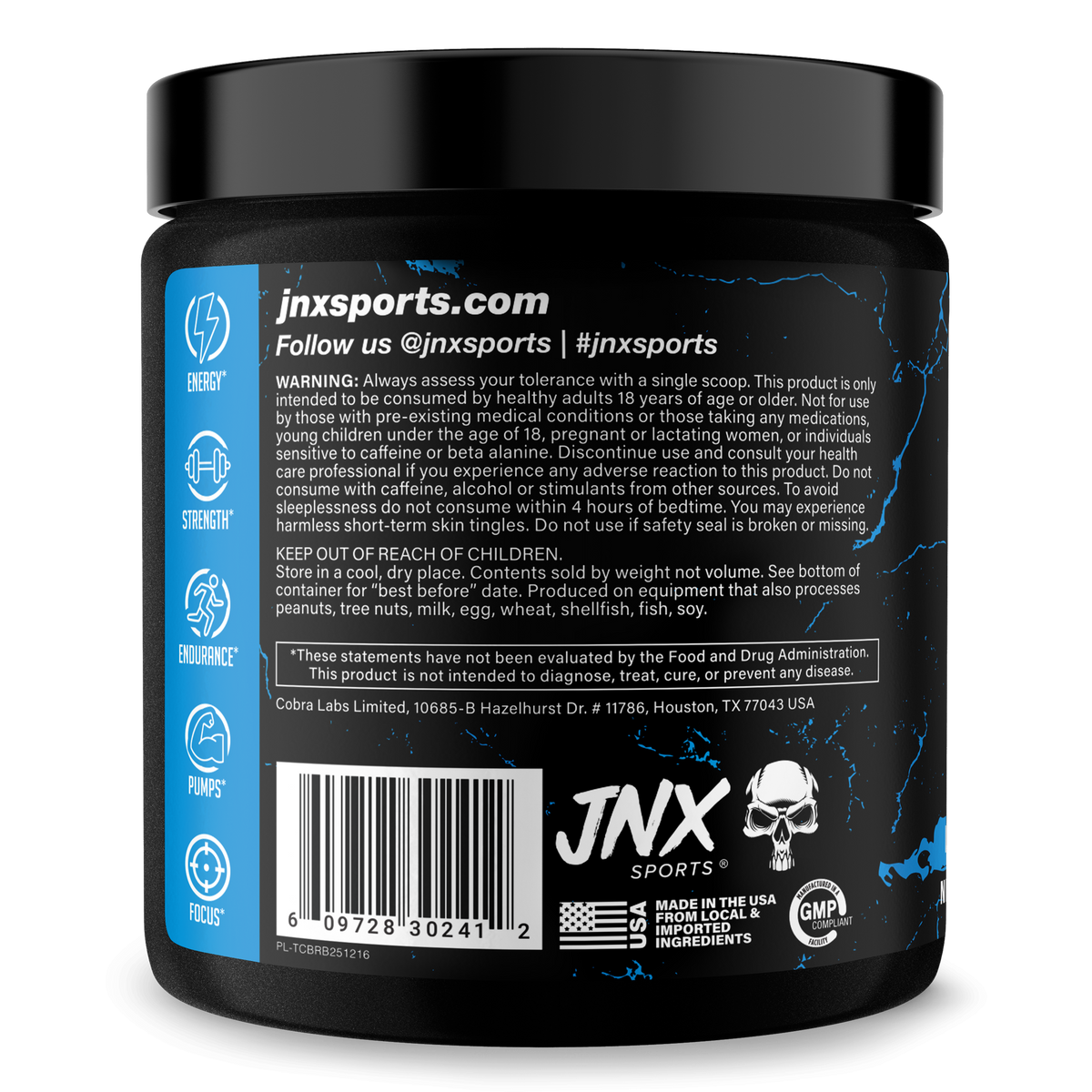 Pre-Workout Energy Supplement Powder