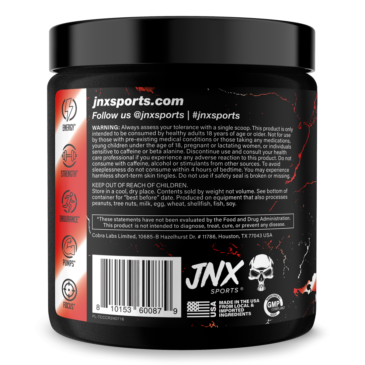 Pre-Workout Energy Supplement Powder