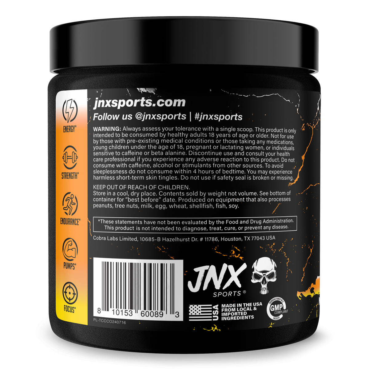 Pre-Workout Energy Supplement Powder