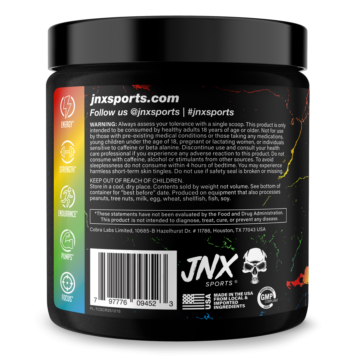 Pre-Workout Energy Supplement Powder