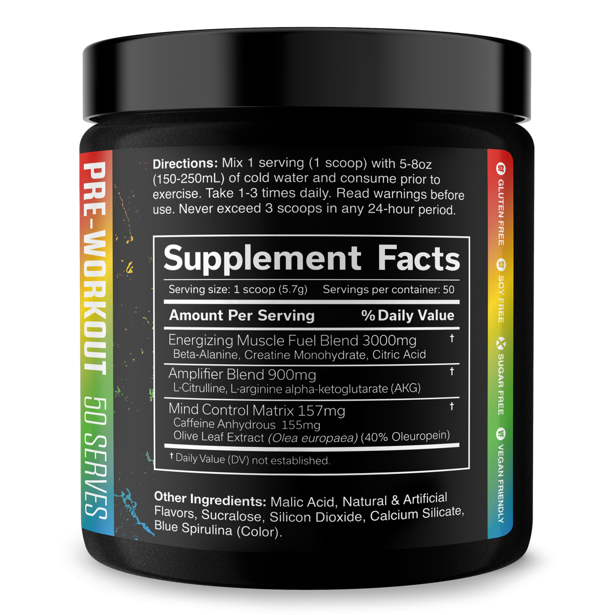 Pre-Workout Energy Supplement Powder
