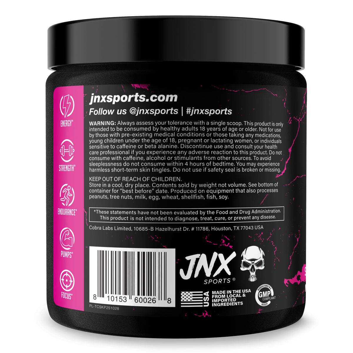 Pre-Workout Energy Supplement Powder