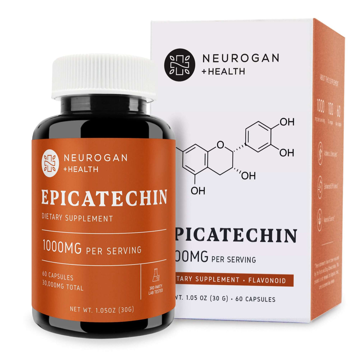 Epicatechin Natural Muscle Support Supplement Capsules