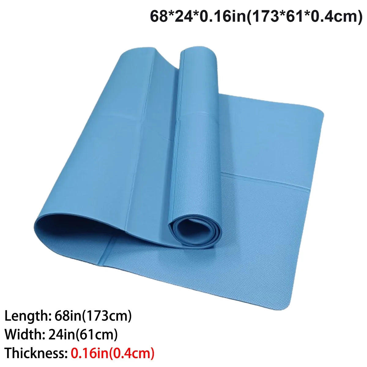 Eco-Friendly EVA Foldable Travel Yoga Mat