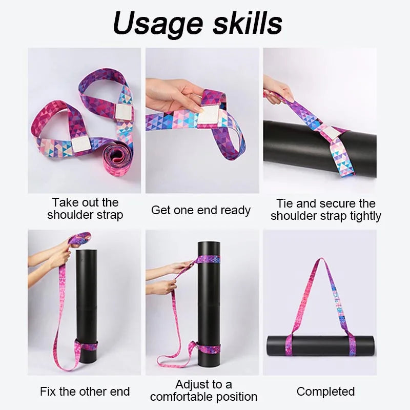 Yoga Mat Stretching Strap Pilates Ballet Band
