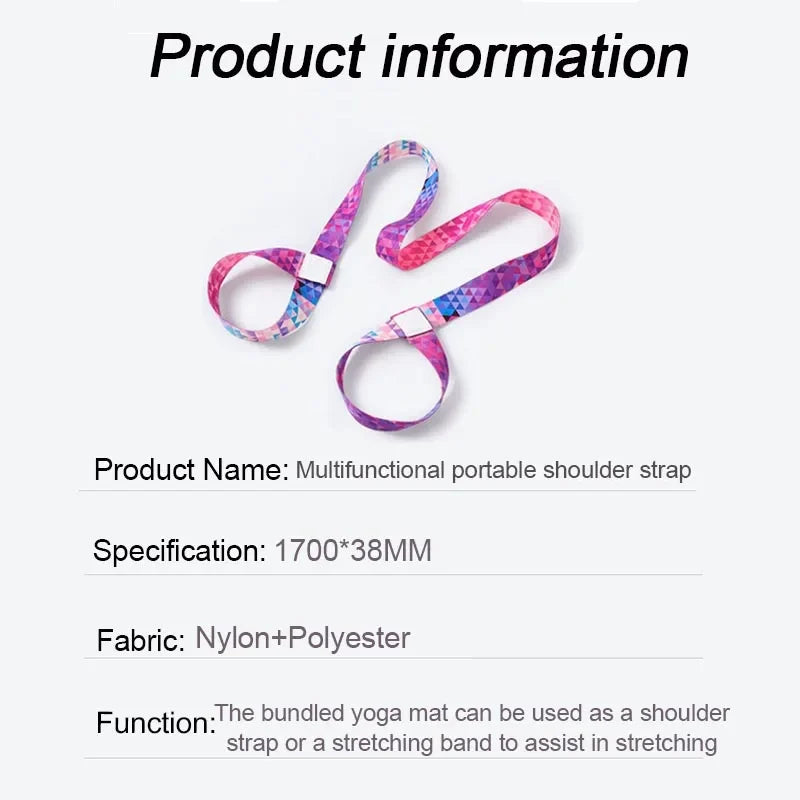 Yoga Mat Stretching Strap Pilates Ballet Band