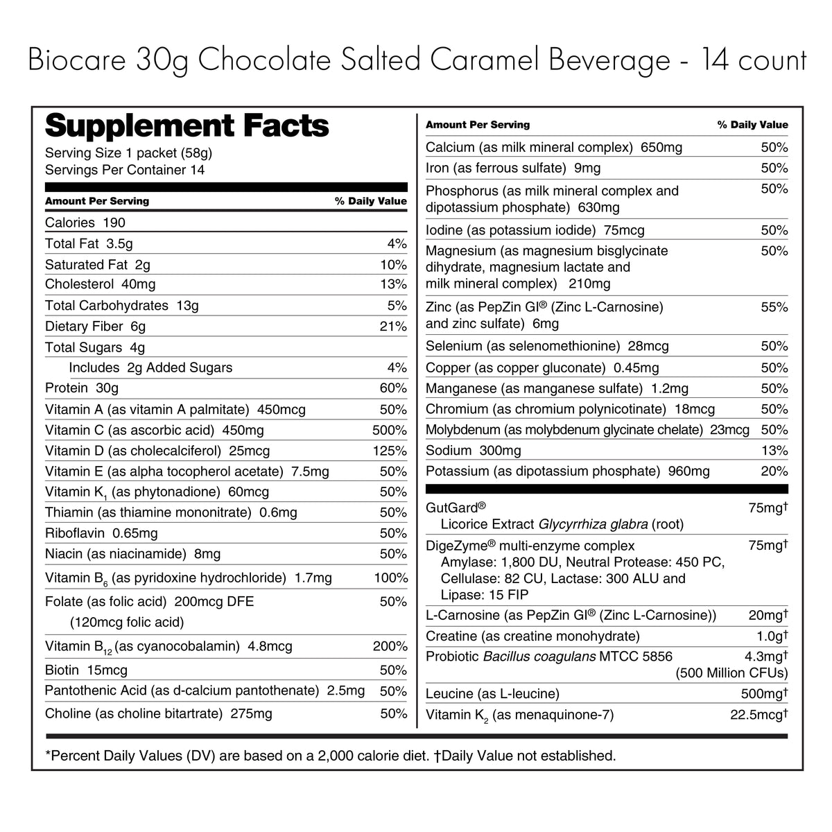 30G Protein Chocolate Salted Caramel Beverage