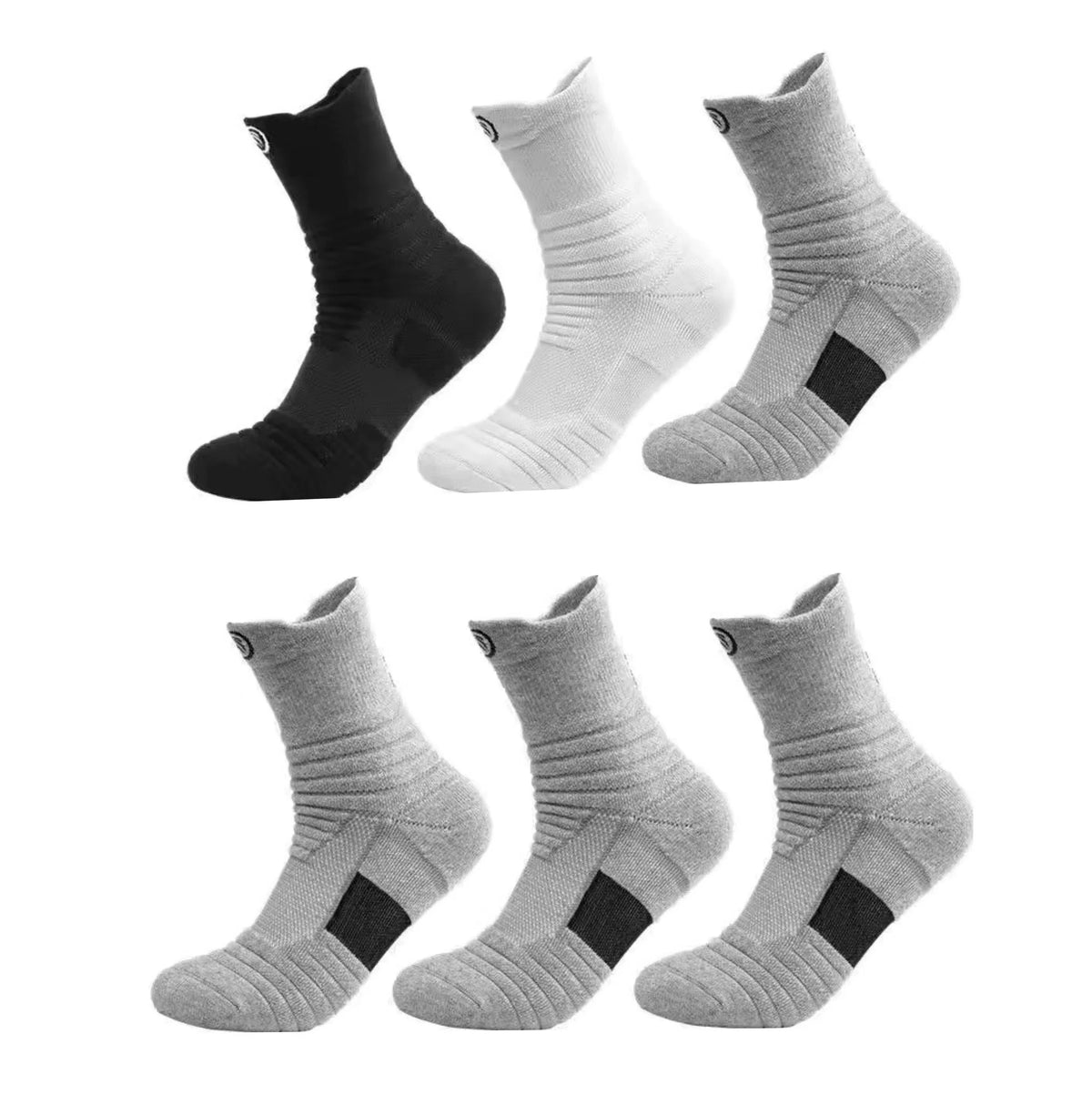 Men's Breathable Lightweight Sports Performance Socks