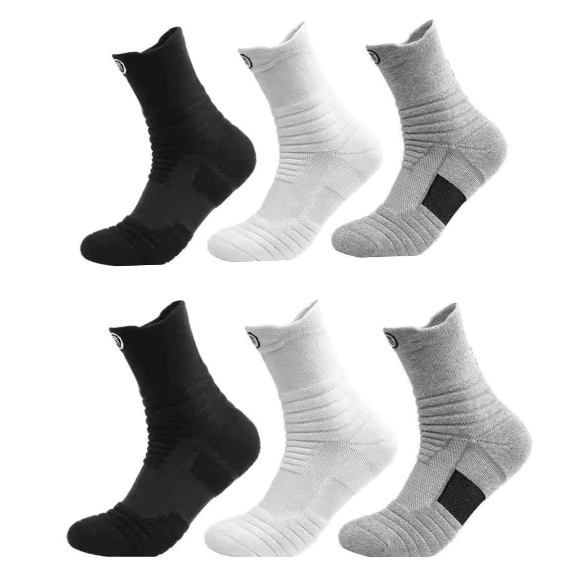 Men's Breathable Lightweight Sports Performance Socks