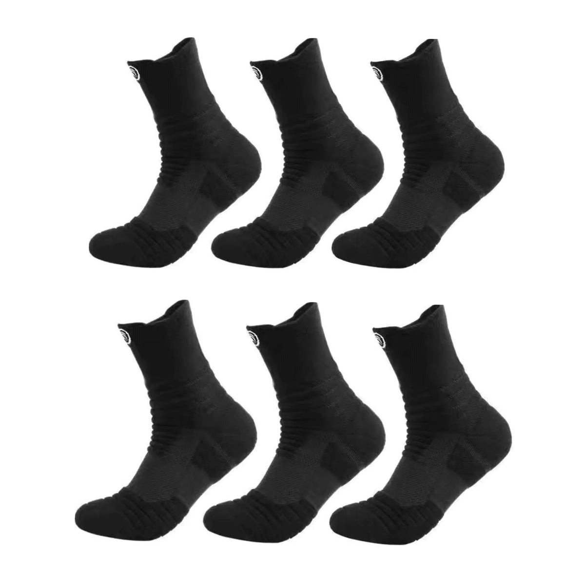 Men's Breathable Lightweight Sports Performance Socks