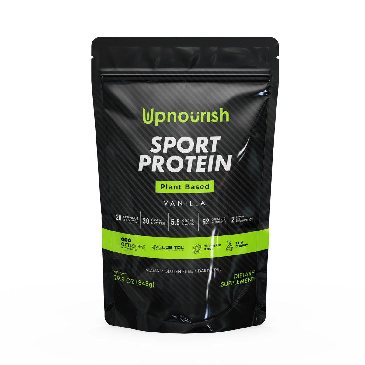 Plant Based Sport Protein Powder Supplement