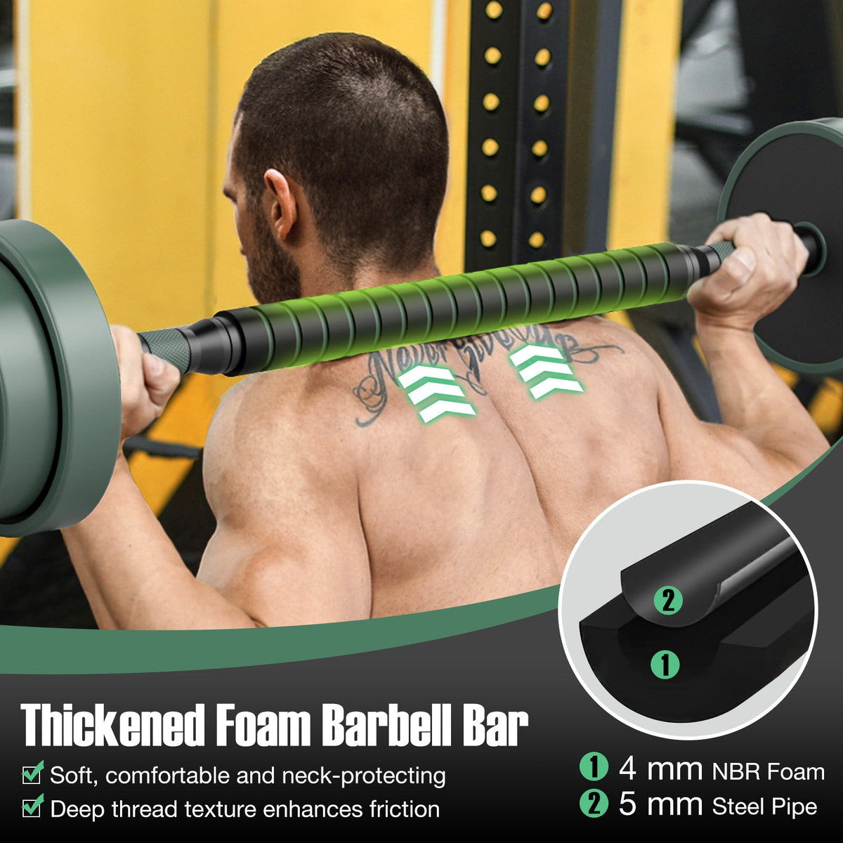 Adjustable Dumbbell Set with Connector Black Gray